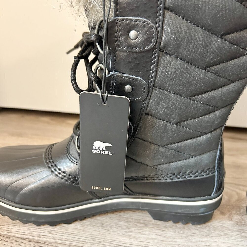 Sorel Women's Tofino II Waterproof Insulated Winter Boot in Black Size 6.5 NWT - Picture 6 of 10